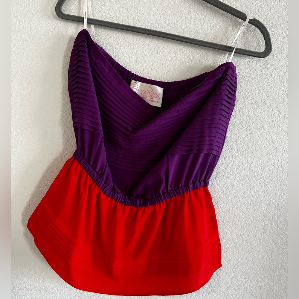 Ruffled Tube Top